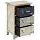 Maple and Jade 3-Drawer Chest Small with Rope Handle in Blue and White, , large