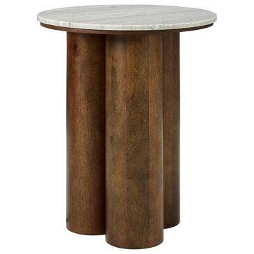Ashley Henfield Accent Table in Beige and Brown, , large