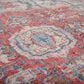 RIZZY Centra Rust and Blue 8" x 10" Area Rug, , large