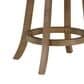 Office Star Products Miller Swivel Counter Stool with Dove Cushion Seat in Medium Oak, , large