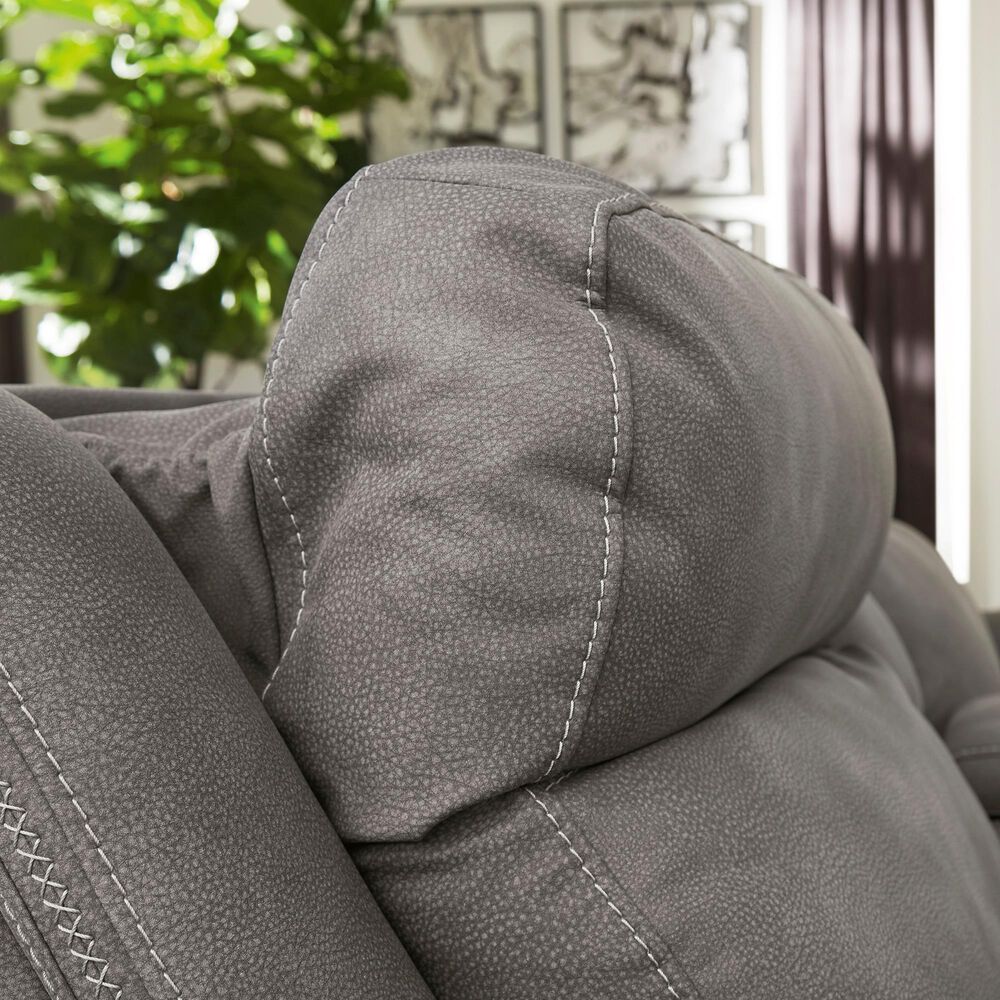 Signature Design by Ashley Next-Gen DuraPella Power Recliner with Power Headrest in Slate, , large