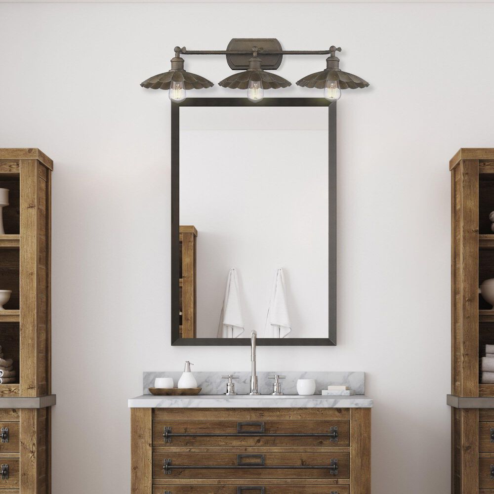 Golden Lighting Clemence 3-Light Bath Vanity in Dark Rust, , large