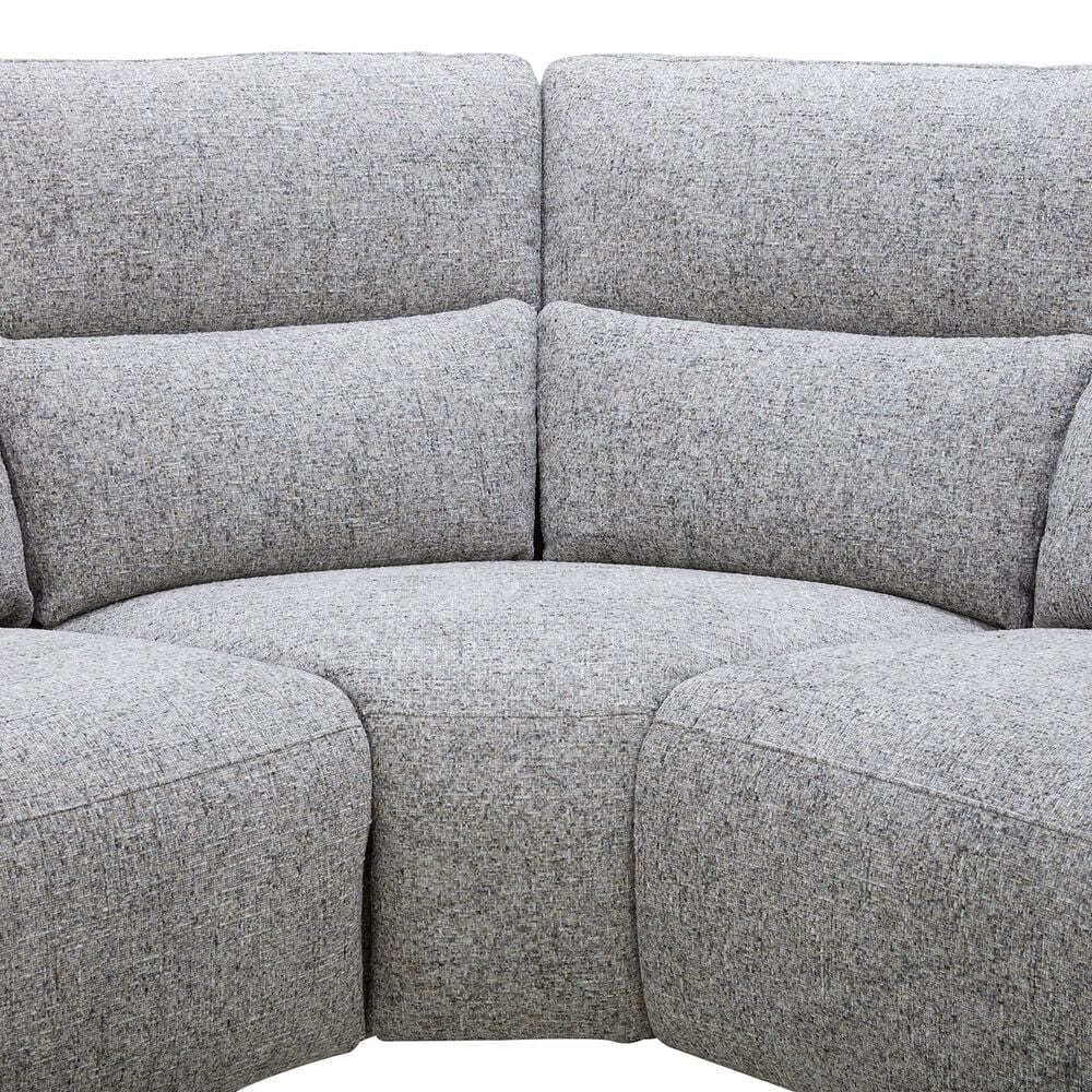 Interlochen 6-Piece Leather Reclining Sectional with Power Headrests, , large