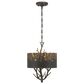 Golden Lighting Arboreal 3-Light Pendant in Antique Black, , large