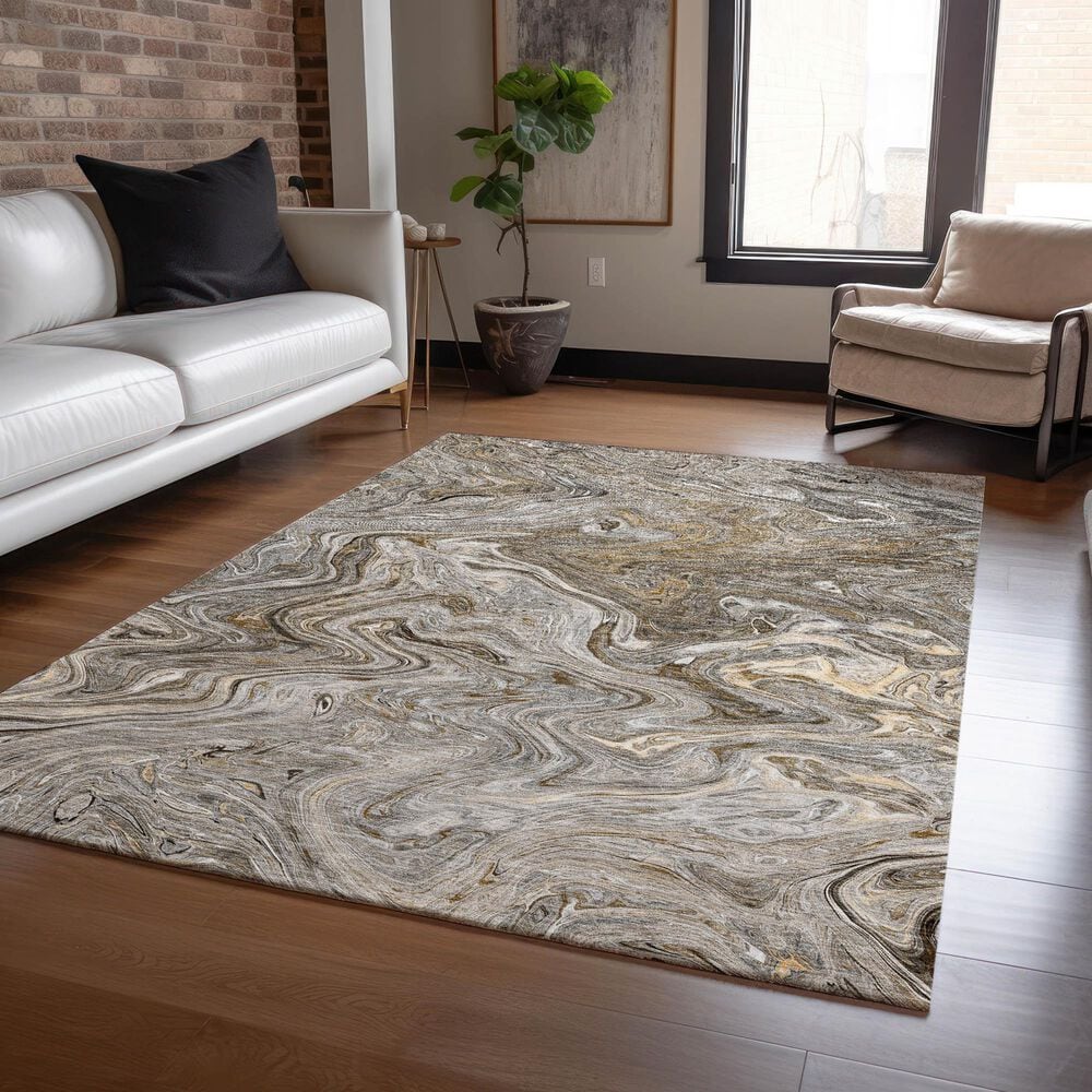 Dalyn Rug Company Ravenna RN8 10&#39; x 14&#39; Taupe Area Rug, , large