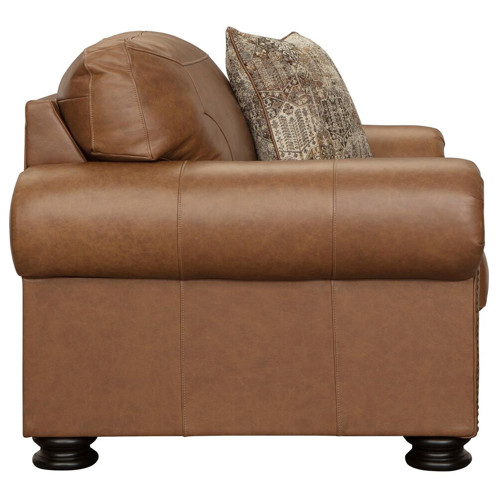 Ashley Carianna 3-Piece Stationary Living Room Set in Caramel, , large