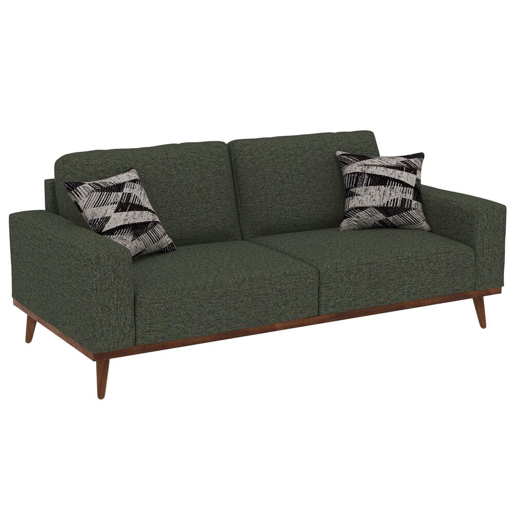 Golden Wave Furniture Heath Stationary Sofa in Olive, , large