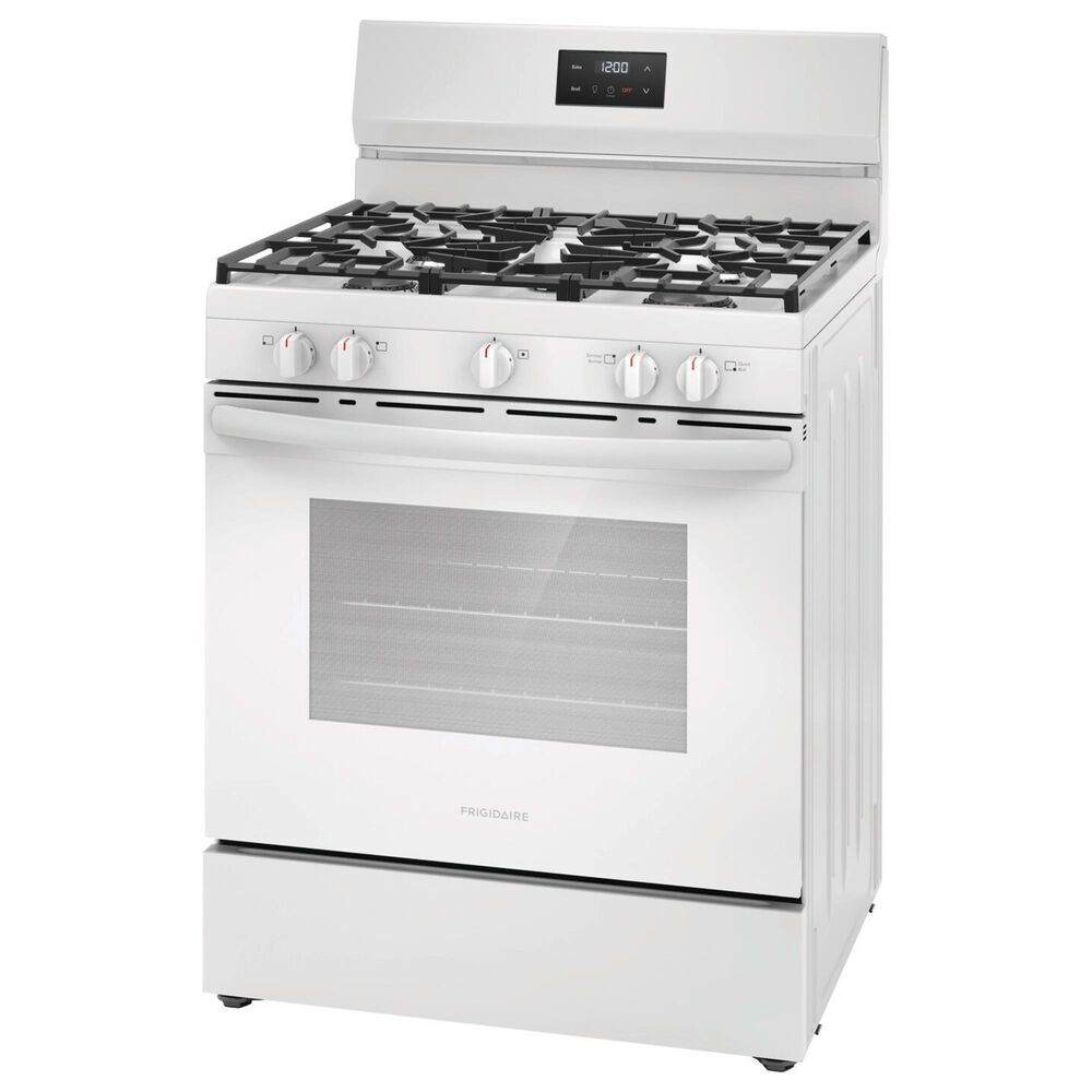 Frigidaire 30&quot; Freestanding Gas Range with Quick Boil Burner in White, , large