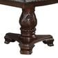 Crown Mark Kiera Double Pedestal Dining Table Only in Rich Brown , , large