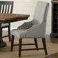 Mayberry Hill Montrose Side Chair with Light Grey Fabric in Espresso, , large