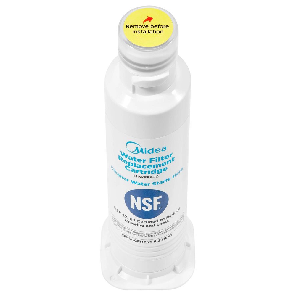 Midea Twist-In Refrigerator Water Filter in White, , large