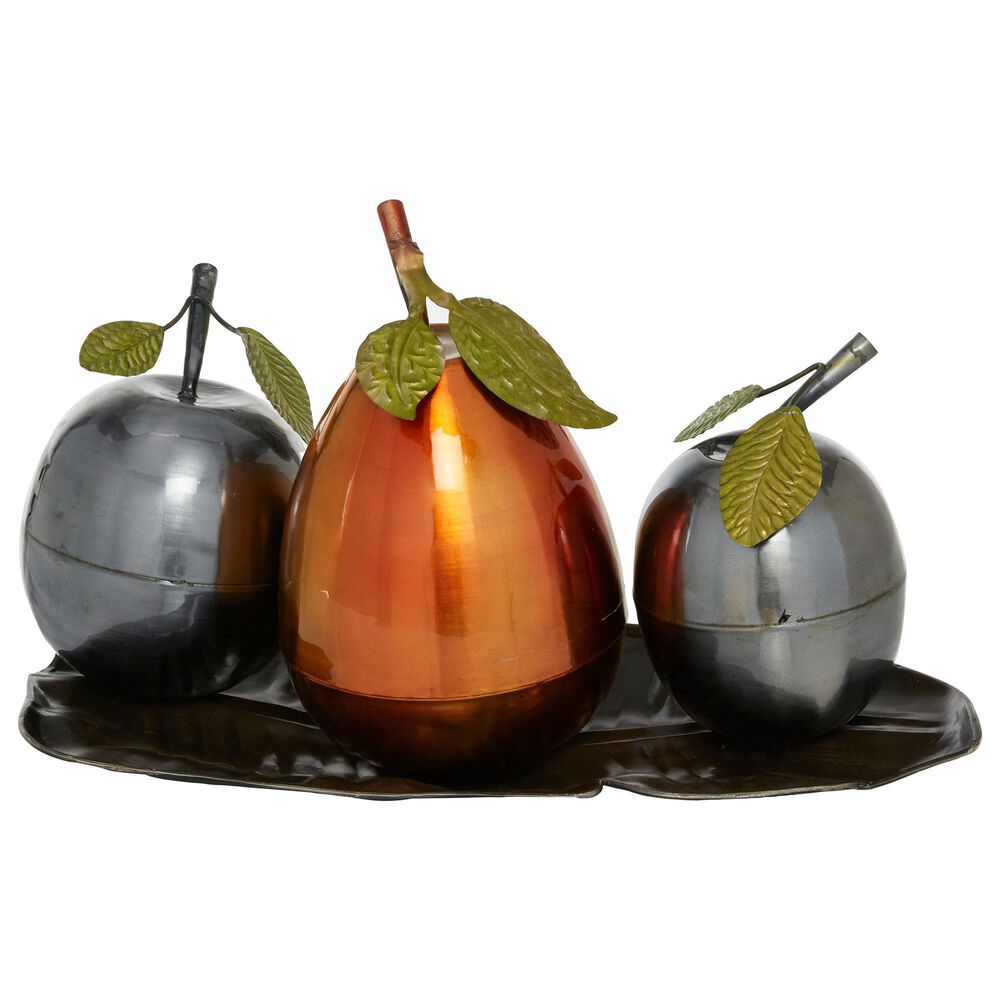 Maple and Jade 11" Traditional Metal Sculpture, , large