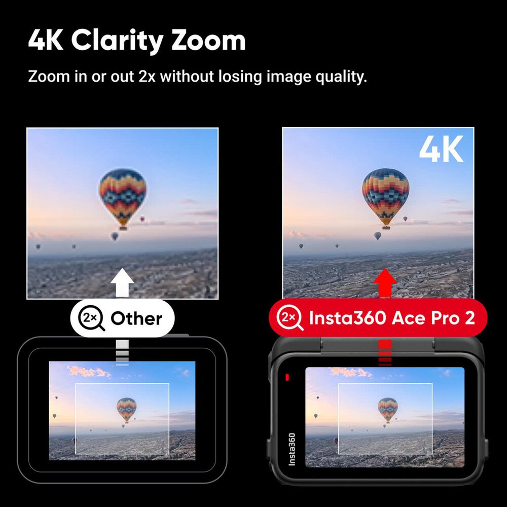 Insta360 Ace Pro 2 Standard Bundle Action Camera with Dual Battery in Black, , large