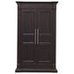 Hooker Furniture Driftwood 4-Piece King Panel Bedroom Set in Burnt Timber, , large
