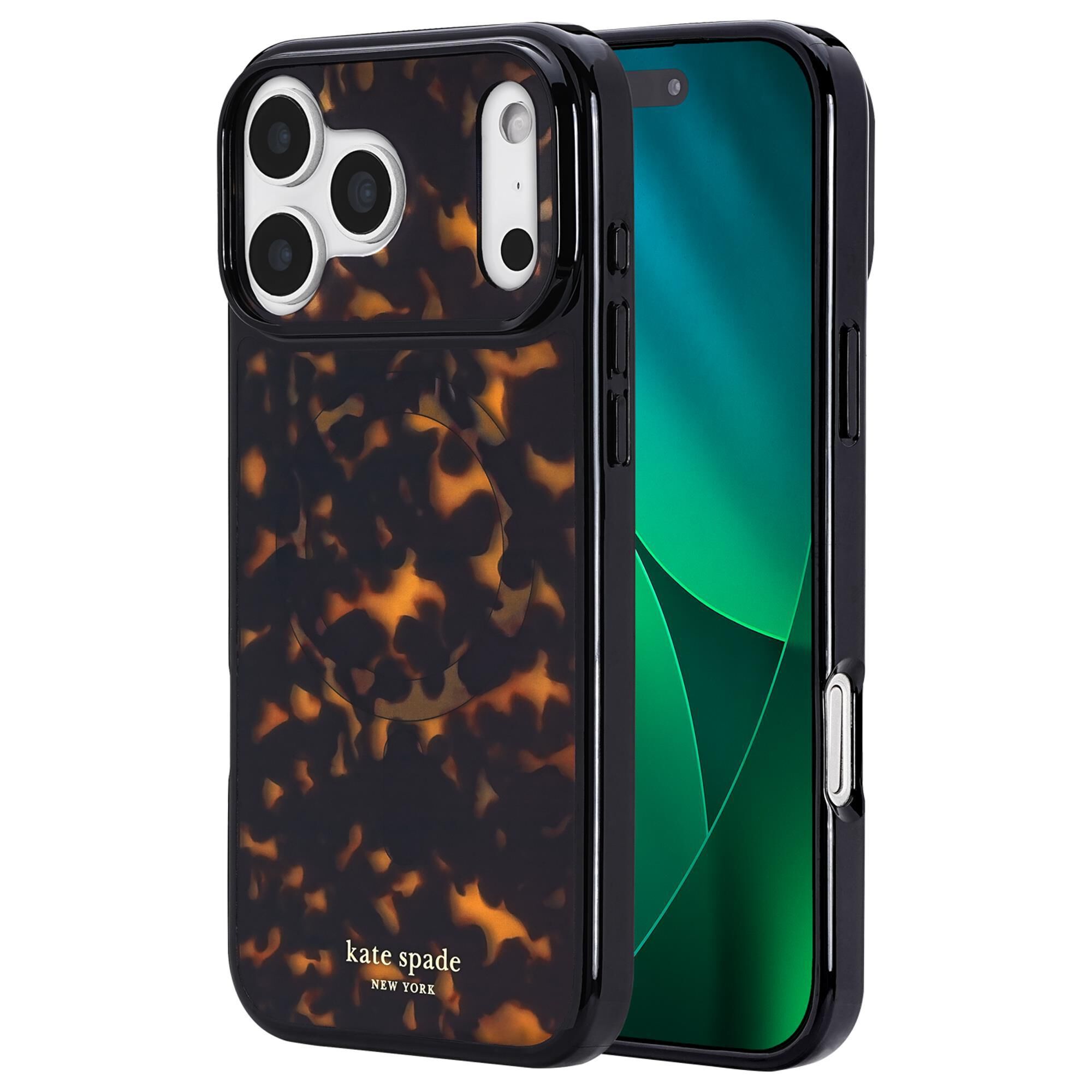 Kate Spade Protective MagSafe Case for iPhone 17 Pro Max in Tortoise