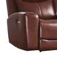 Ashley Next Move Power Reclining Console Loveseat in Mahogany, , large
