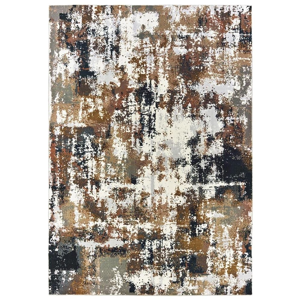 Oriental Weavers Bowen 4928X 3"10" x 5"5" Grey Area Rug, , large