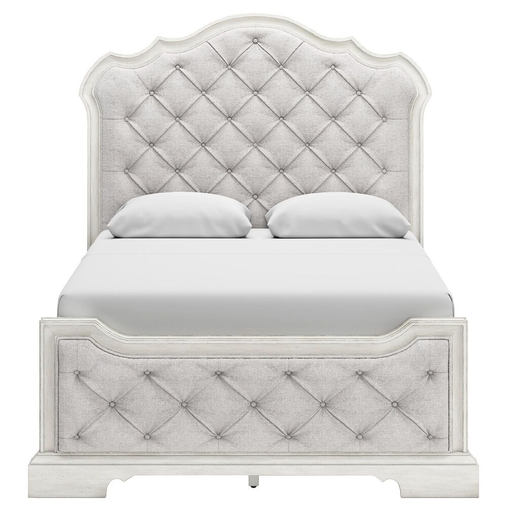 Millenium Arlendyne Queen Upholstered Bed in Antique White, , large