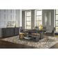 Urban Home Oxford Bench in Basalt Grey, , large