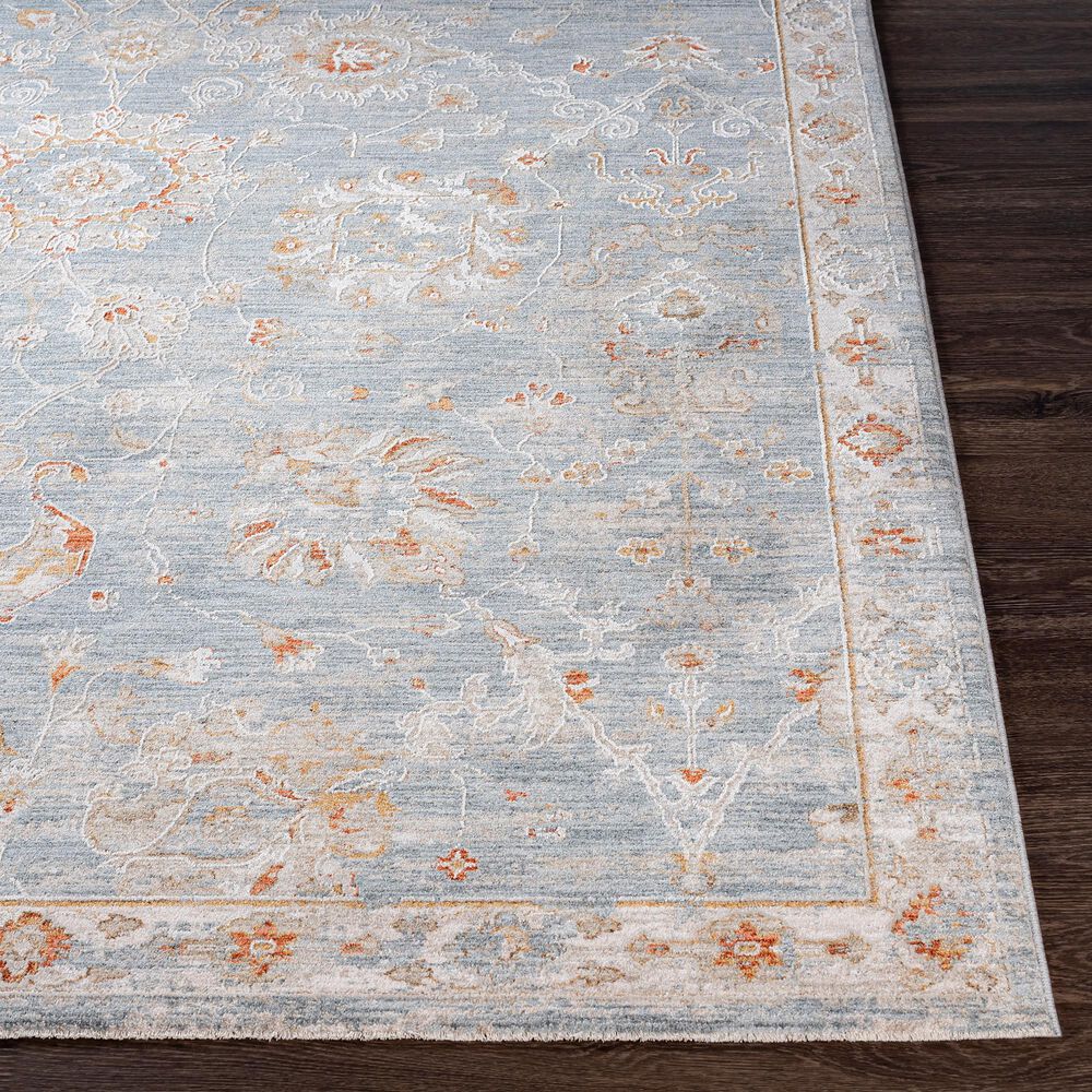 Surya Avant Garde 2&#39;7&quot; x 10&#39; Orange, Blue and Beige Runner, , large