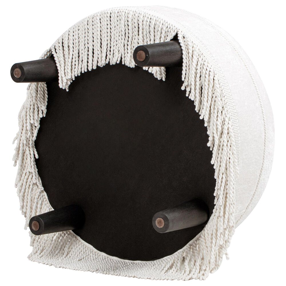 Jennifer Taylor Home Yolanda Standard Ottoman in Almond White and Ivory, , large