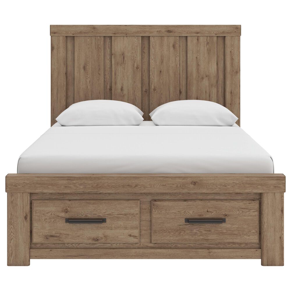 Ashley 4-PIECE QUEEN PANEL STORAGE BEDROOM SET, , large
