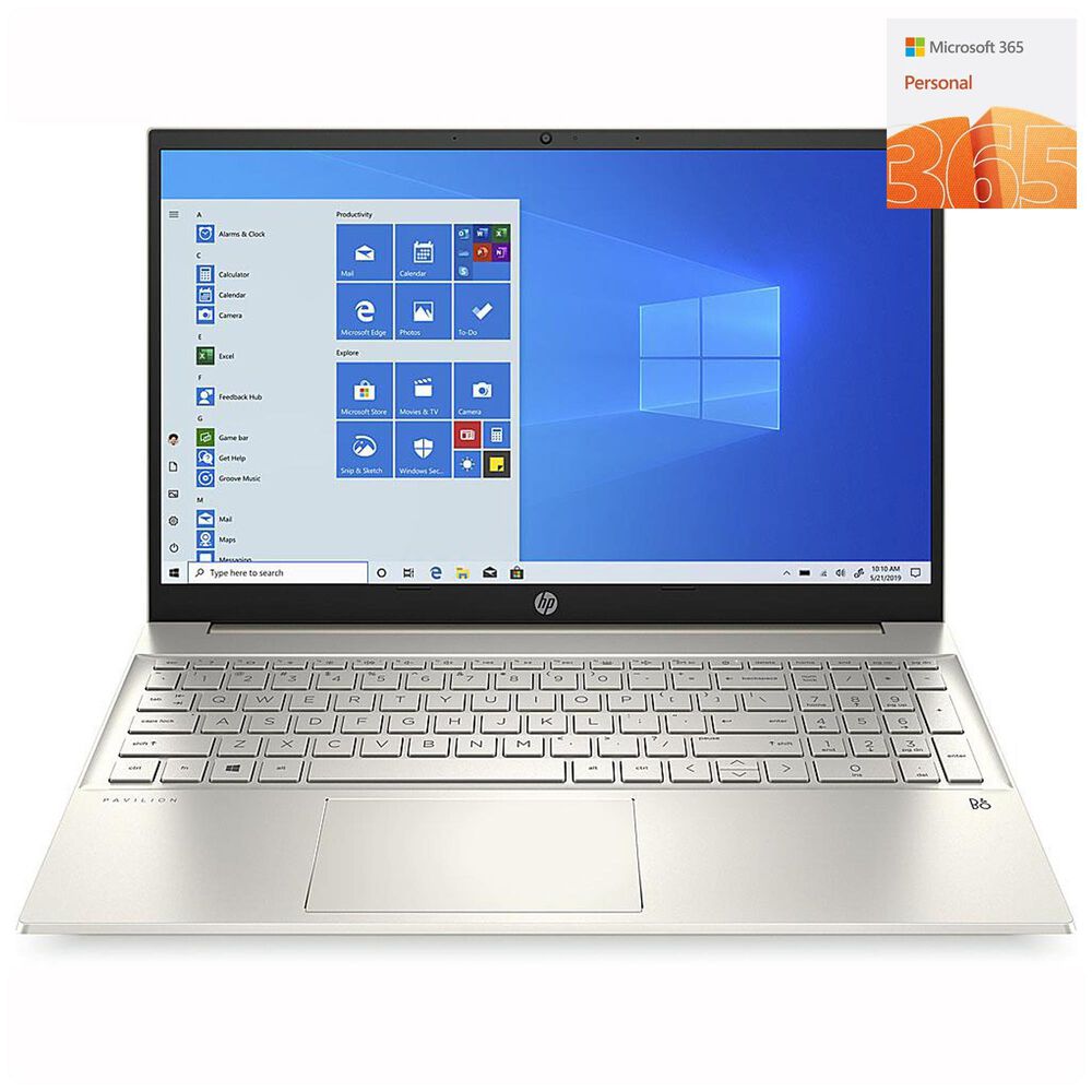 HP Pavilion 15.6" Touch-Screen Laptop - Intel Core i3-1125G4 - 8GB Memory - 256GB SSD + 365 Personal | 12-Month Subscription, 1 person | Premium Office apps | 1TB OneDrive cloud storage | PC/Mac Download (Digital Code in Box), , large