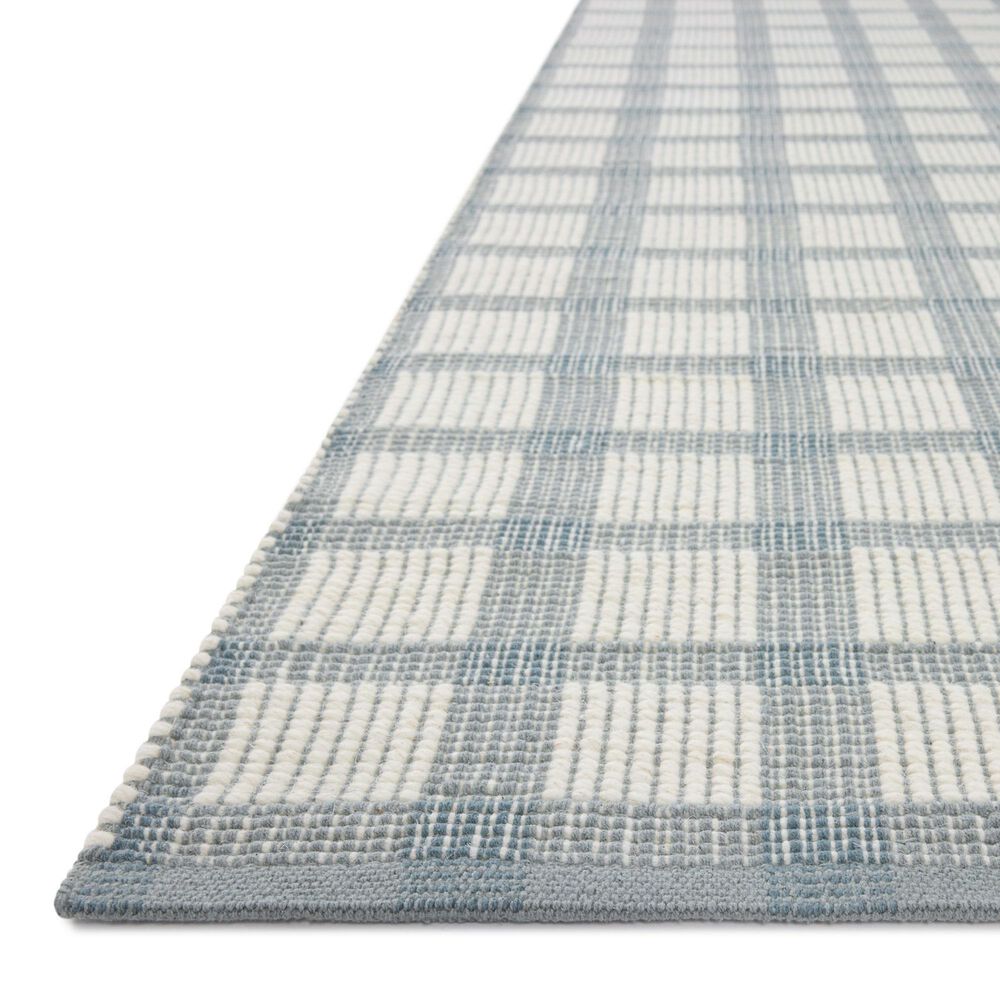 Magnolia Home Ryder Blue and Ivory 7&#39;9&quot; x 9&#39;9&quot; Area Rug, , large