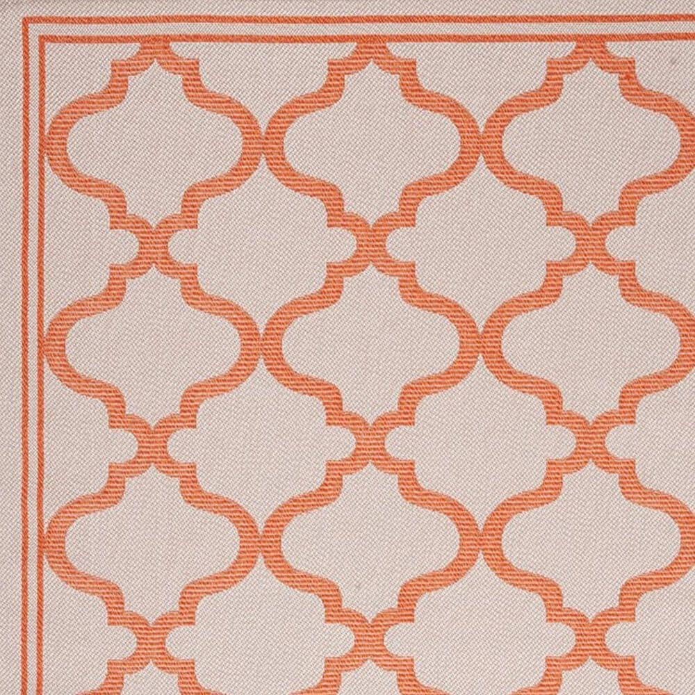 Safavieh Bermuda 4&#39; x 6&#39; Ivory and Rust Indoor/Outdoor Area Performance Rug, , large