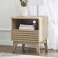 Modway Render 1 Drawer and Shelf Nightstand in Oak, , large