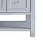 James Martin Vanities Breckenridge 60" Single Bathroom Vanity in Serenity Blue with 3 cm Parisien Bleu Quartz Top, Rectangular Sink and FreePower Wireless Charger, , large