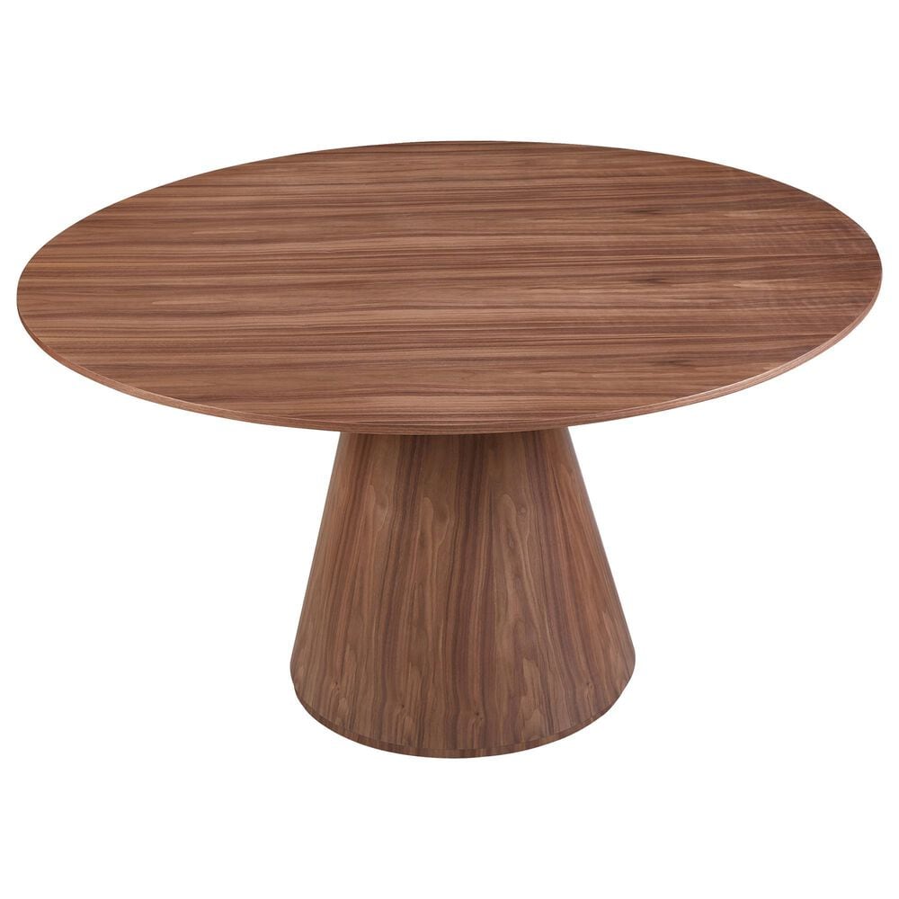 Moe&#39;s Home Collection Otago Round Dining Table in Brown - Table Only, , large