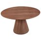 Moe"s Home Collection Otago Round Dining Table in Brown - Table Only, , large
