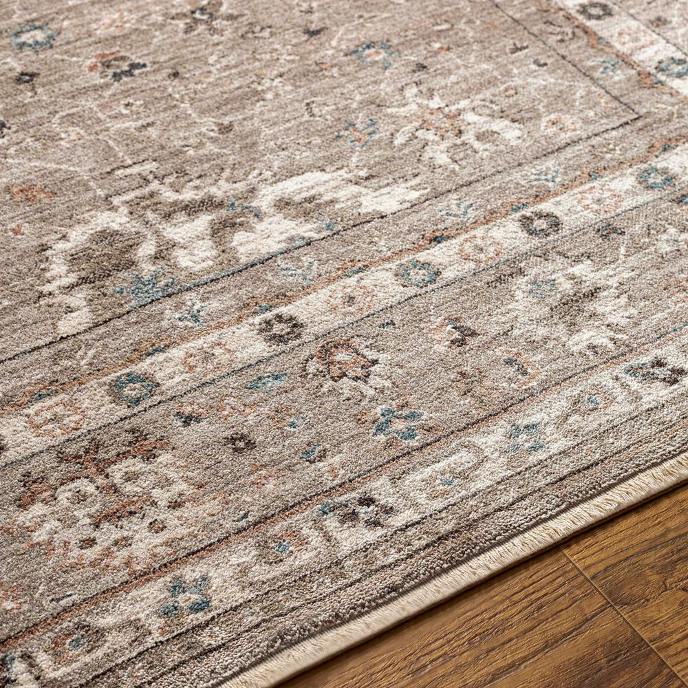 Surya Carlisle 2&#39;11&quot; x 10&#39; Sage, Ivory, Pale Blue, Charcoal and Brown Runner, , large