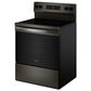Whirlpool 5.3 Cu. Ft. Electric Range with Air Cooking Technology in Black-on-Stainless, , large