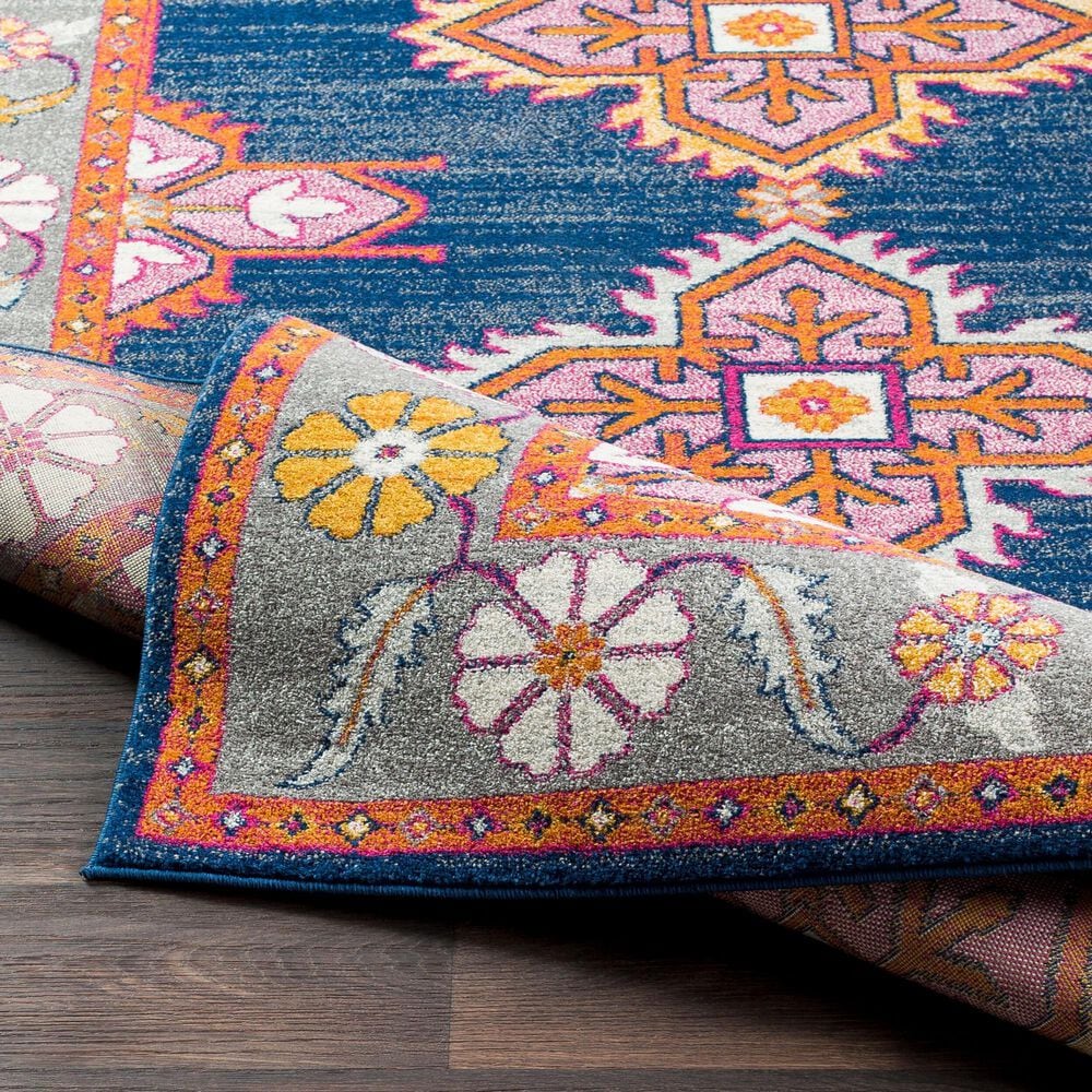 Surya Harput 8&#39;10&quot; x 12&#39;6&quot; Navy, Charcoal, Medium Gray, Burgandy, Burnt Orange, Mustard and Ivory Area Rug, , large