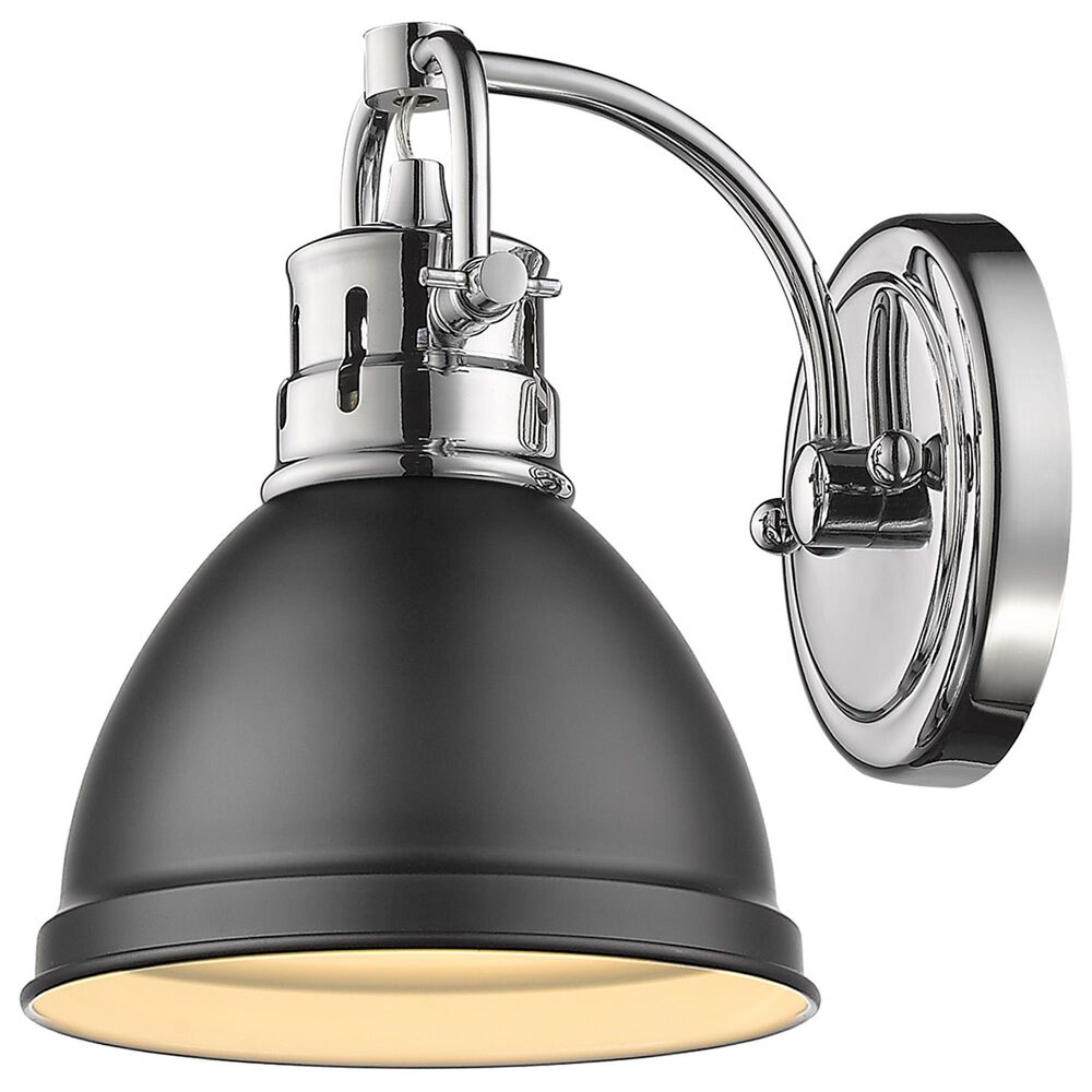 Golden Lighting Duncan 1-Light Bath Vanity in Chrome, , large