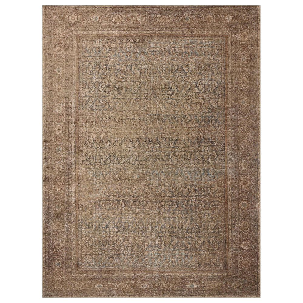 Amber Lewis x Loloi Cambria Ocean and Bark 10" x 14" Area Rug, , large