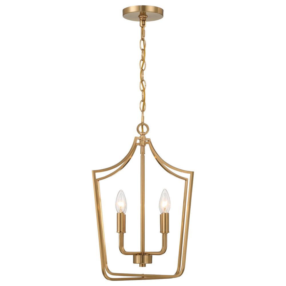 Creative Coop Constance 4-Light Candelabra Chandelier in Brushed Gold, , large