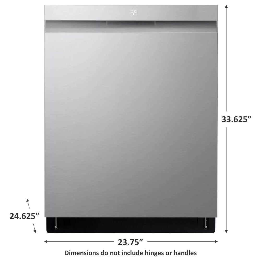 LG 24&quot; Fully Integrated Pocket Handle Smart Built-In Dishwasher in PrintProof Stainless Steel, , large