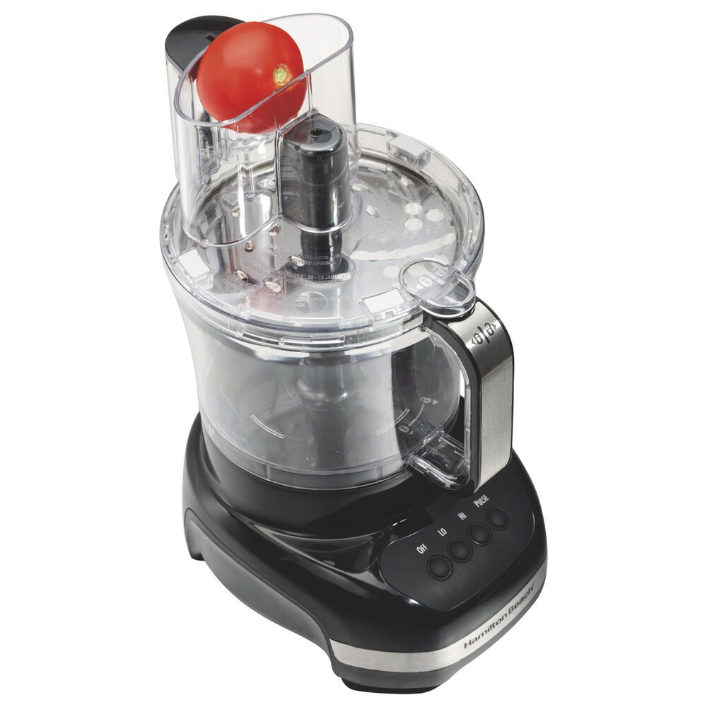 Hamilton Beach 14-Cup Big Mouth Duo Plus Food Processor with Touch Pad Controls in Black, , large