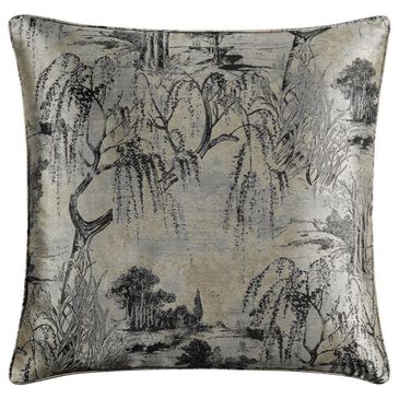 HiEnd Accents Pastoral Jacquard 27" Square Euro Sham in Champagne, , large
