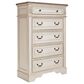 Ashley Realyn 5-Piece Queen Upholstered Bed Set in Chipped White, , large