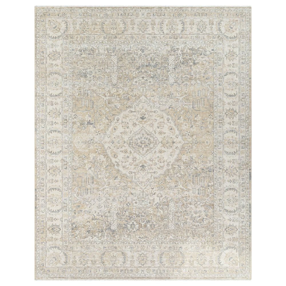 Surya Once Upon a Time Ivory, Tan, Light Gray, Gray and Light Brown 6"5" x 8"10" Area Rug, , large