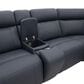 MotoMotion Cordova Collection Power Reclining Sectional in Steel Blue, , large