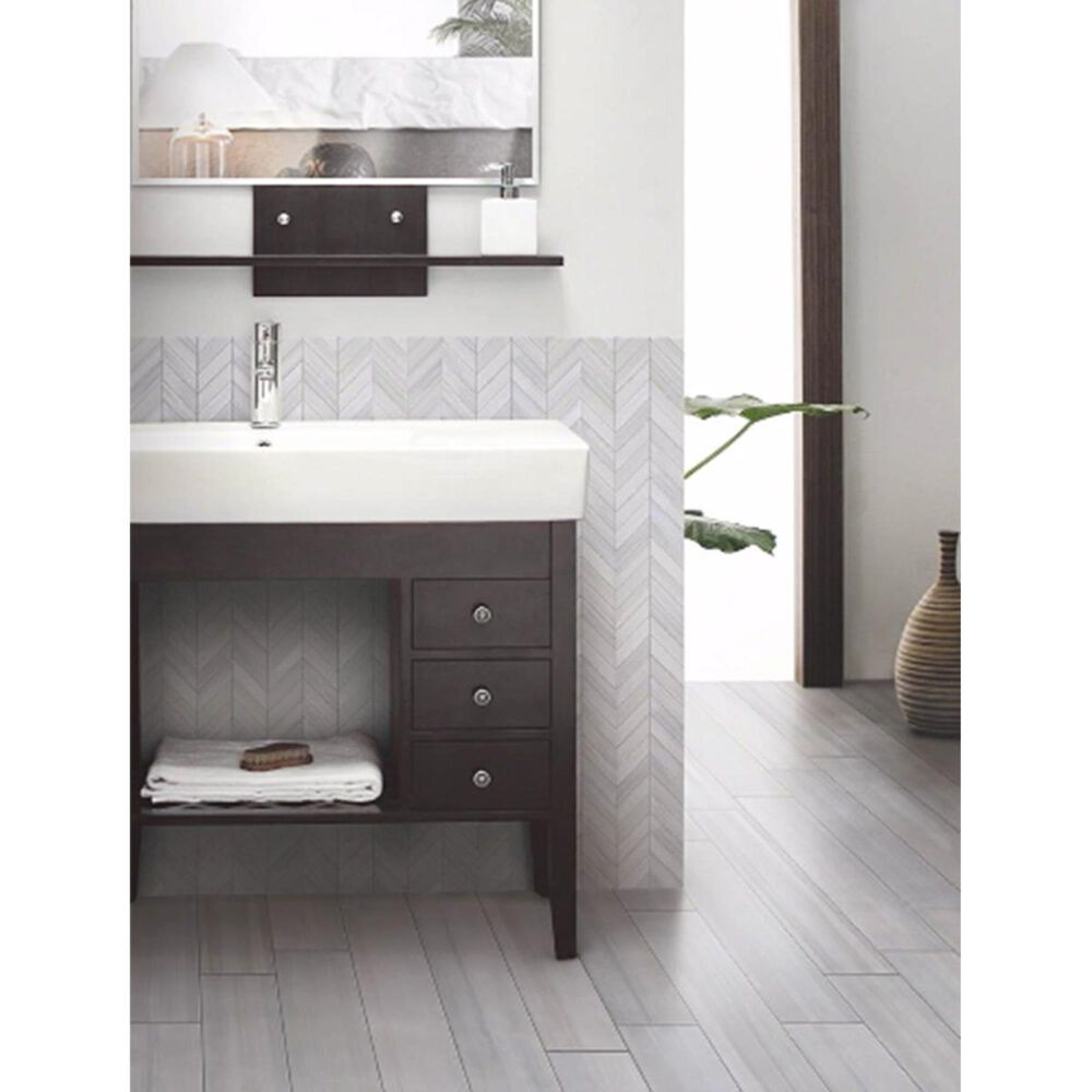 MS International Watercolor Grigio 12&quot; x 24&quot; Porcelain Tile, , large