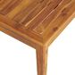 Noble House Wilcox 6-Piece Patio Sectional Sofa Set in Teak, , large