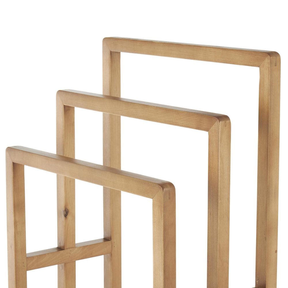 Maple and Jade Modern Closet Quilt Rack in Brown, , large