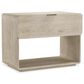 Bernhardt Antibes 1-Drawer Nightstand in Roz with USB Ports and AC Outlets, , large
