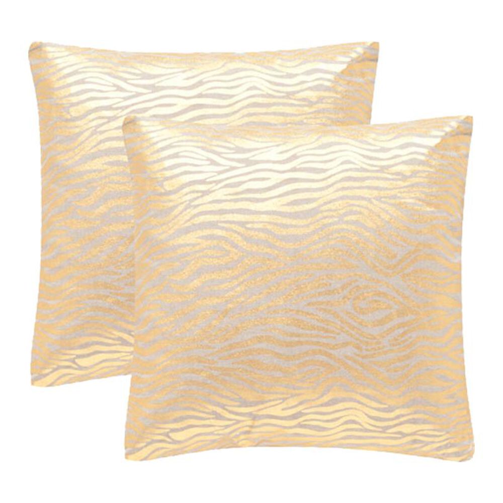 Safavieh 18" x 18" Demi Pillow in Gold - Set of 2, , large